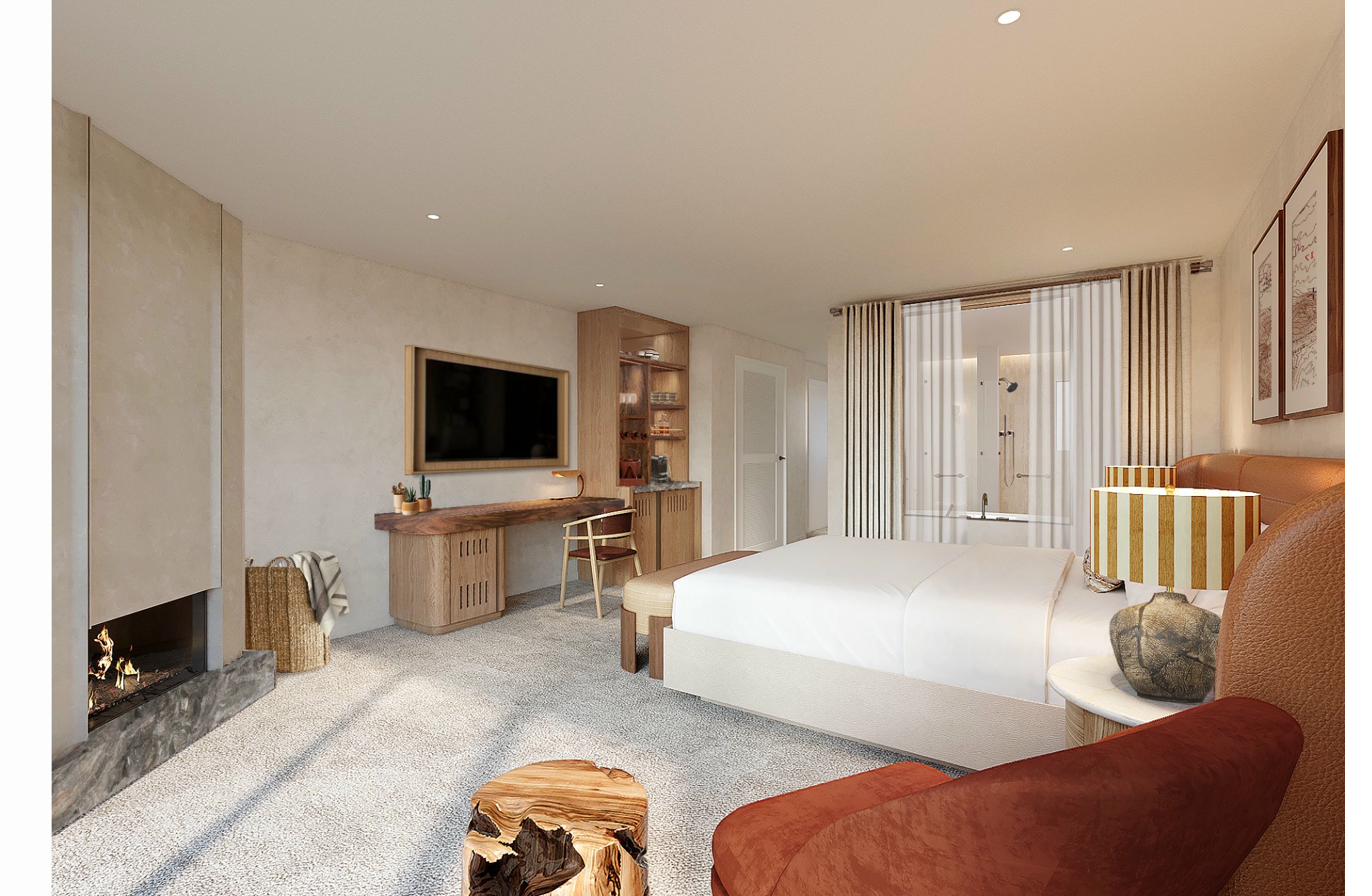 Casitas Bedroom with Custom Millwork