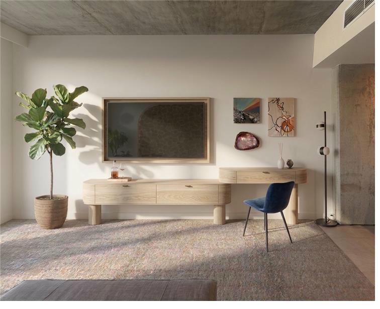 Tower Guestroom with Custom Millwork